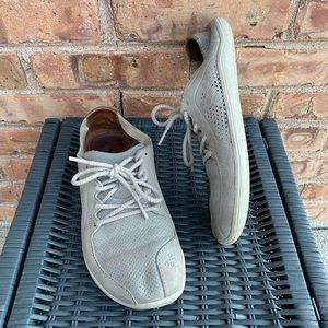 Vivo Barefoot Light Grey Leather Shoes